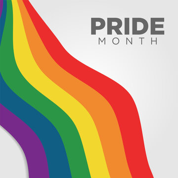 pride month social media post background