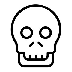 skeleton line icon