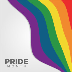 pride month social media post background