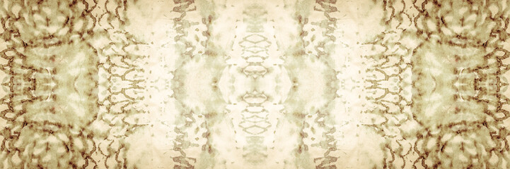 Fototapeta premium Beige Pattern. Pale Splatter Snake Pattern. Pale