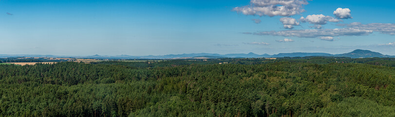 View from Cap hill in CHKO Kokorinsko - Machuv kraj in Czech republic