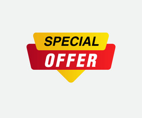 Special offer, limited offer, discount tag,  Abstract Special offer sales banner tag, price tag vector format, Marketing deal sale tag giving super offer, vector illustration, isolated tag, 