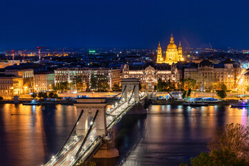 Fototapeta na wymiar Budapest, Hungary at night