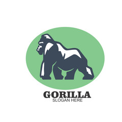 Free design logo icon illustration gorilla