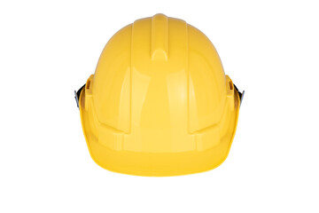Yellow safety helmet.