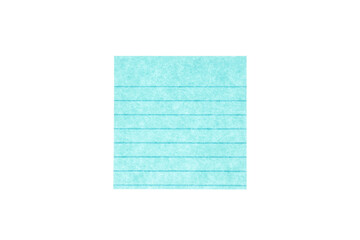 Blank Blue Sticker notes.