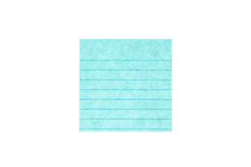 Blank Blue Sticker notes.