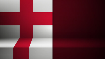 3d background with flag of England