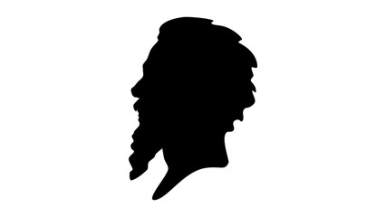 Modest Mussorgsky silhouette