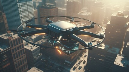 Zukunft des Transports: Drohnen befördern Menschen in der Luft
