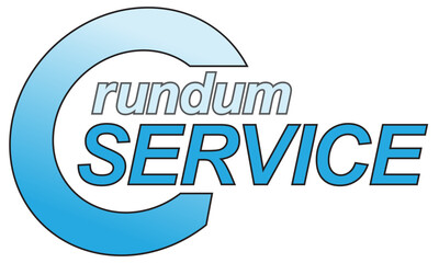 Button Banner Rundum Service. Vektor Symbol