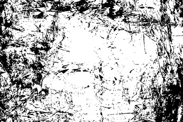 Black and white grunge background with scratches and cracks. Texture, wall, concrete texture background with space