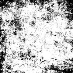 Distressed black and white grunge seamless texture. Overlay scratched design background. Grunge texture background with space