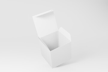 Square box mockup, cosmetic, packaging mockup design