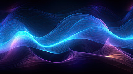 Fototapeta premium Energy wave background