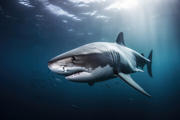 Fototapeta premium Shark, generative ai