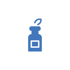 flower herbal perfume solid icon