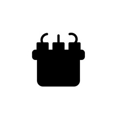 spa wellness whirlpool solid icon