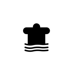 relax spa massage solid icon