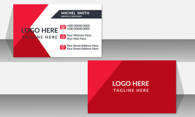 Business card design template, Clean professional business card template, visiting card, business card template.
