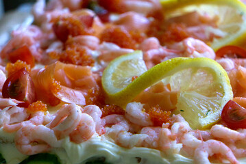 massive decorative swedish Smorgas-cake tarte