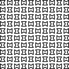 Seamless vector background with repeat pattern. Black and white color. Perfect for fashion, textile design, cute themed fabric, on wall paper, wrapping paper, fabrics and home decor.