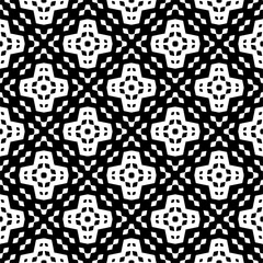 Seamless vector background with repeat pattern. Black and white color. Perfect for fashion, textile design, cute themed fabric, on wall paper, wrapping paper, fabrics and home decor.