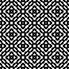 Seamless vector background with repeat pattern. Black and white color. Perfect for fashion, textile design, cute themed fabric, on wall paper, wrapping paper, fabrics and home decor.