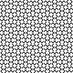 Fototapeta premium Seamless vector background with repeat pattern. Black and white color. Perfect for fashion, textile design, cute themed fabric, on wall paper, wrapping paper, fabrics and home decor.