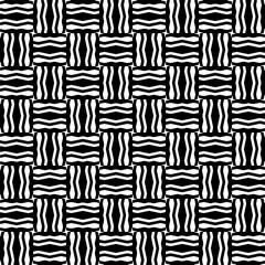 Seamless vector background with repeat pattern. Black and white color. Perfect for fashion, textile design, cute themed fabric, on wall paper, wrapping paper, fabrics and home decor.