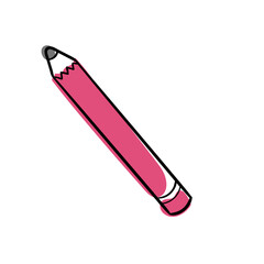 Set of woman_s decorative cosmetics illustration_Eyebrow pencil