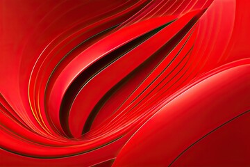 Red Abstract Background Generative AI
