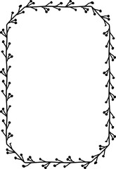 Emerald shape Flower frame wreath vector Leaves border floral photo frame romantic Botanical Branches decoration wedding anniversary birthday new year newborn Christmas valentine winner award 