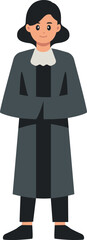 Justice Female Judge Illustration Vector