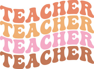 Teacher, retro teacher svg, teacher svg design