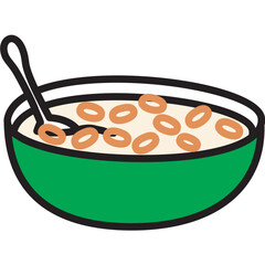 Cereal Bowl Breakfast Doodle