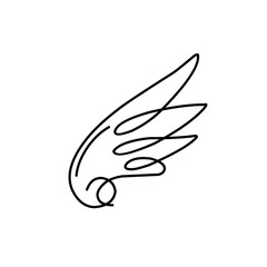 Angel wings vector