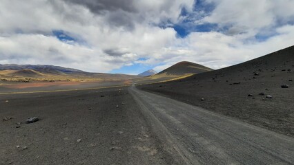 Paisajes de la Reserva La Payunia en Malargue, Mendoza - Argentina