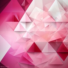 Fototapeta premium abstract background pink light with triangles