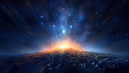 Space background with nebula and stars. environment, projection, spherical panorama..