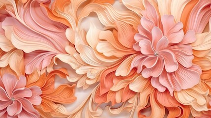 Fototapeta na wymiar background of seamless floral pattern, delicate flowers wallpaper