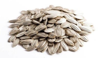 Precise Chaos: Sunflower Seeds Explosion in Sterling Pigmentation | AI Generated