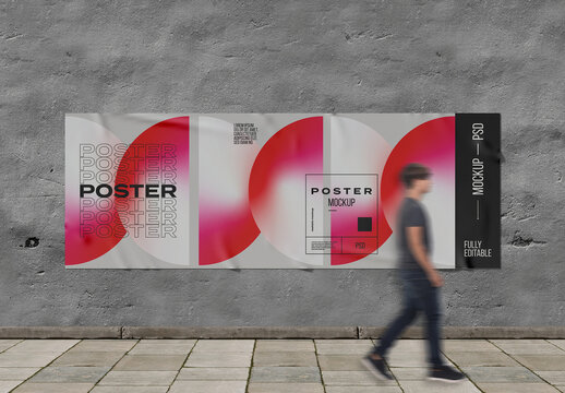 Three Urban Posters Mockup