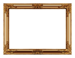 beautiful ornate gilded picture frame