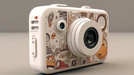 photo camera isolated