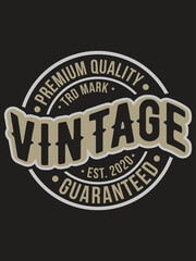Vintage t-shirt design vector