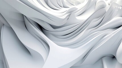 abstract white background, generative AI