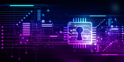 2d rendering key protected microchips