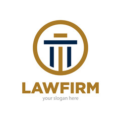 Law Firm Logo Design Illustration