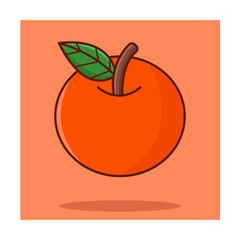 Orange Cartoon Illustration 